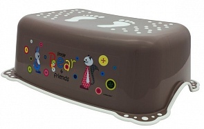 Подставка-ступенька Mishka, коричневая (Maltex, 5344_коричневый)